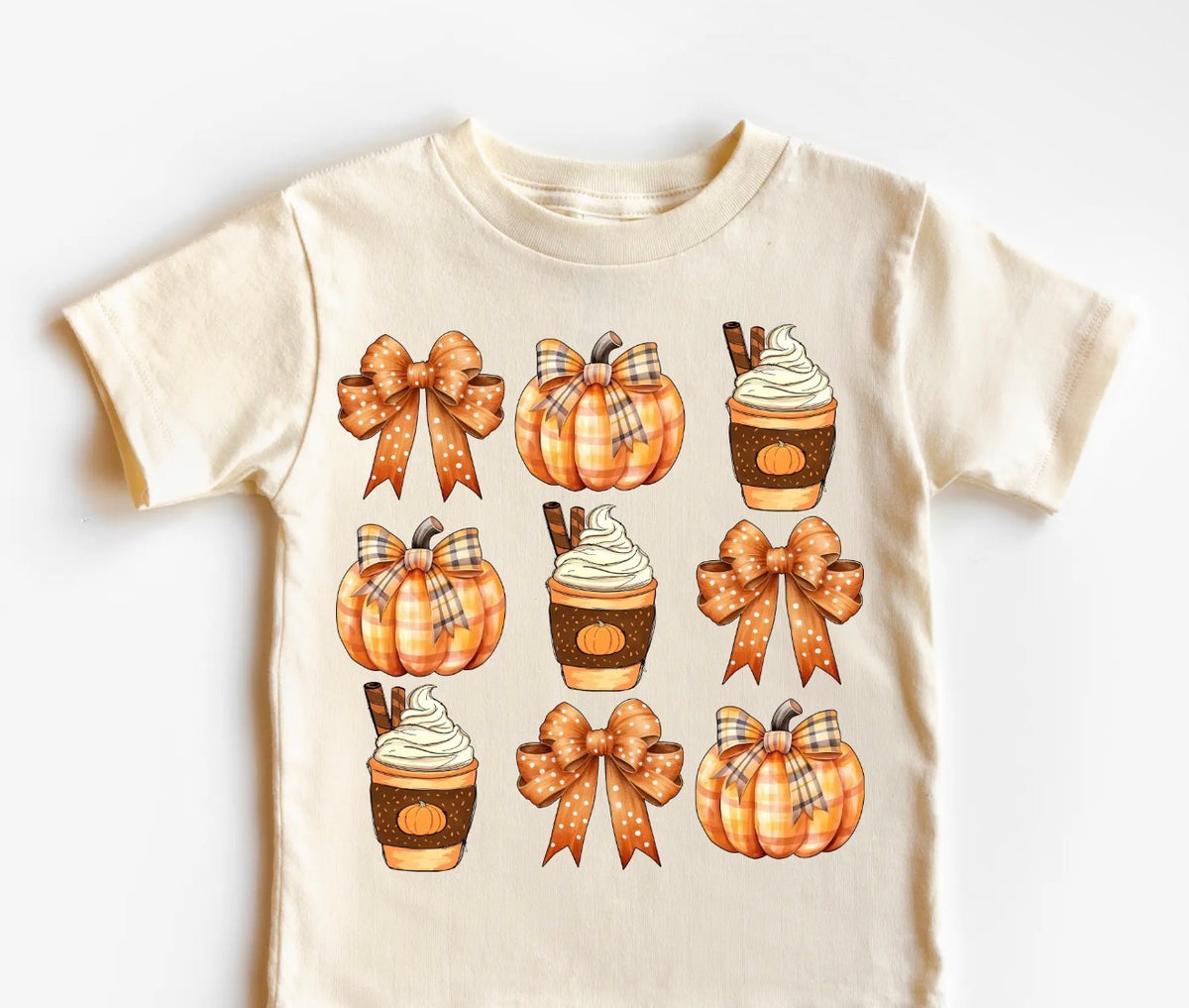 *PREORDER* Girls Pumpkin & Coffee Tee