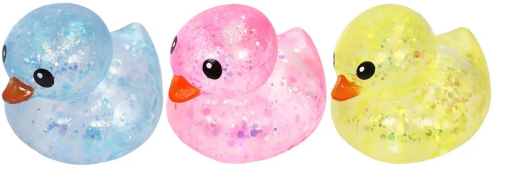 Glitter Rubber Duck Squishy