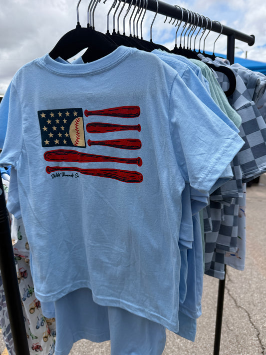 Baseball Flag Tee