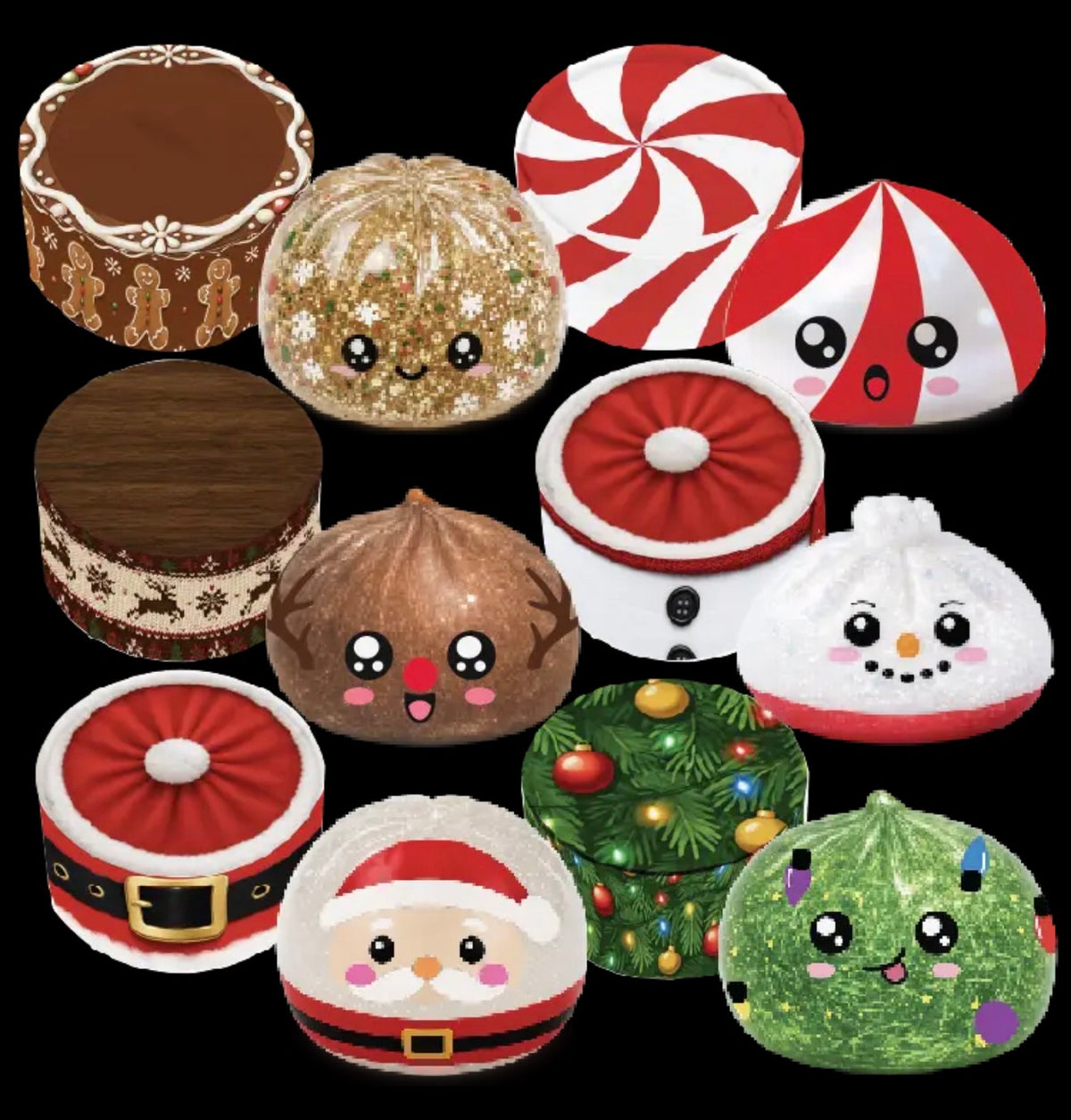 Christmas Squishy Dumplings 🎅🏼⛄️🎄🦌