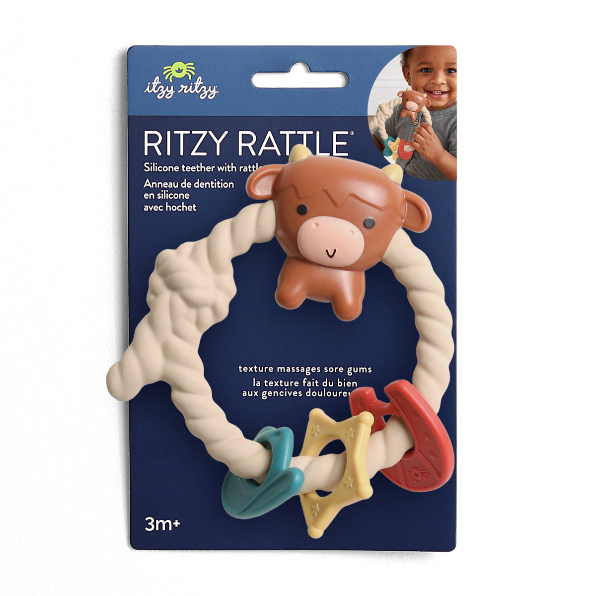 Highland Cow Silicone Teether