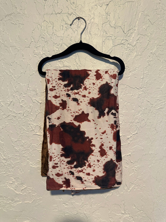 Cow Print Baby Blanket