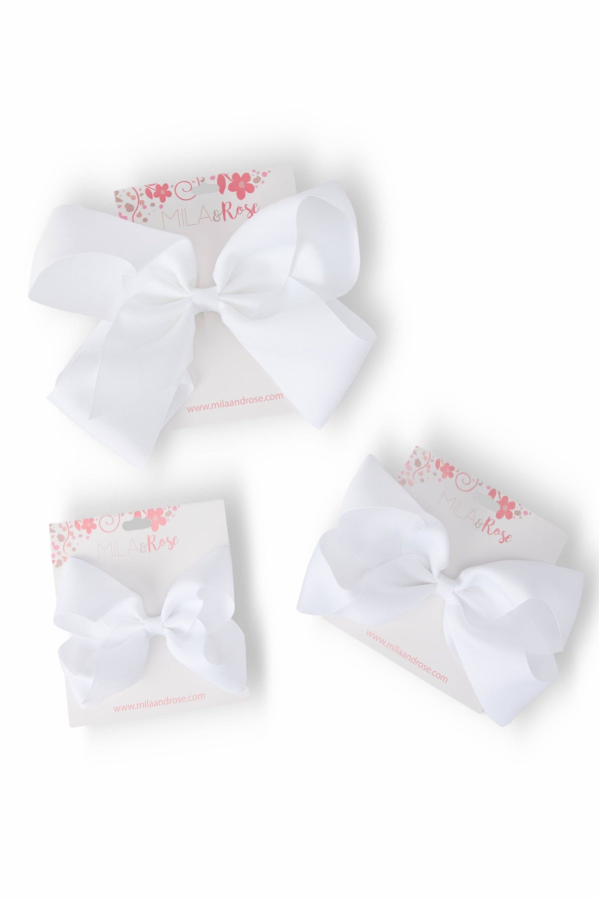 White Hair Bow