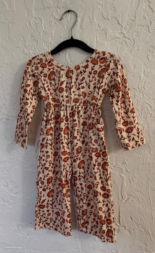 Floral Jumpsuit 🤎