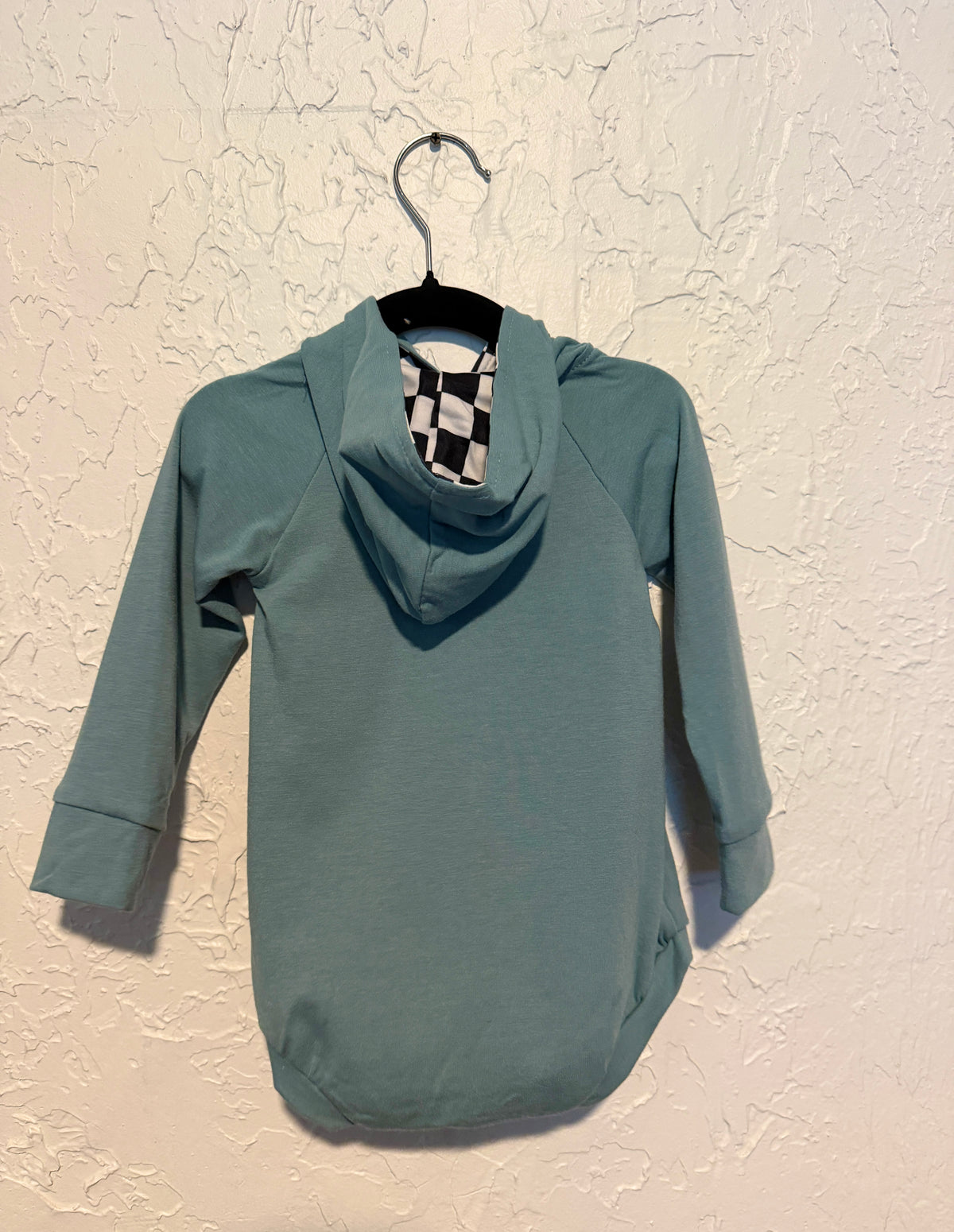 Checkered Pocket Bubble Hoodie