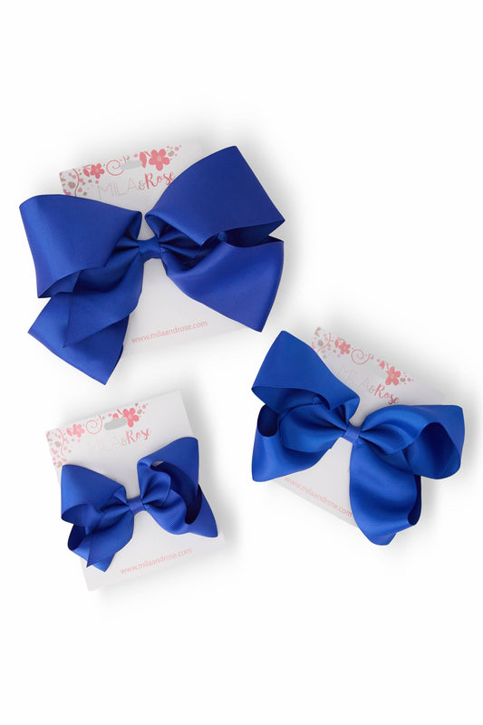Royal Blue Hair Bow