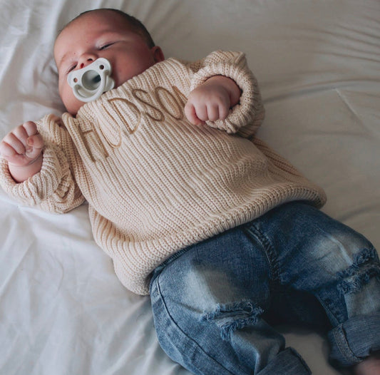 Baby/Toddler Custom Name Sweater