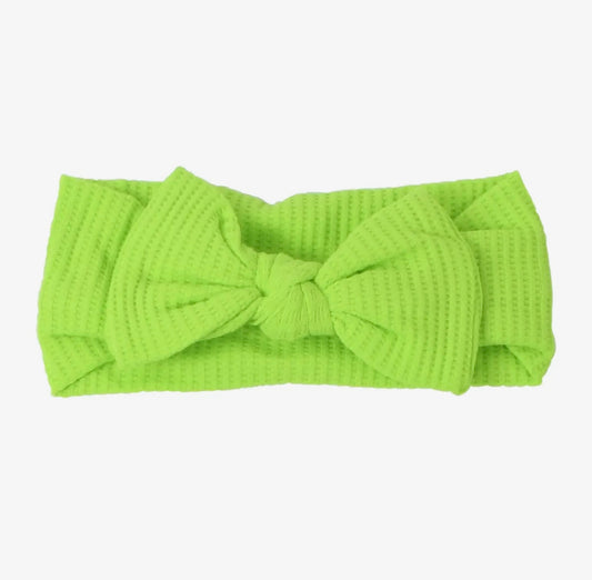Lime Headband Bow