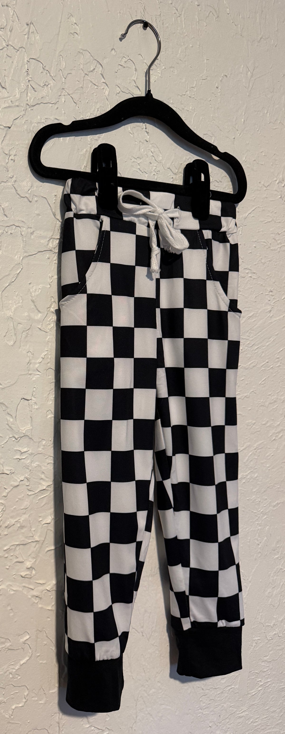 Checkered Jogger Set