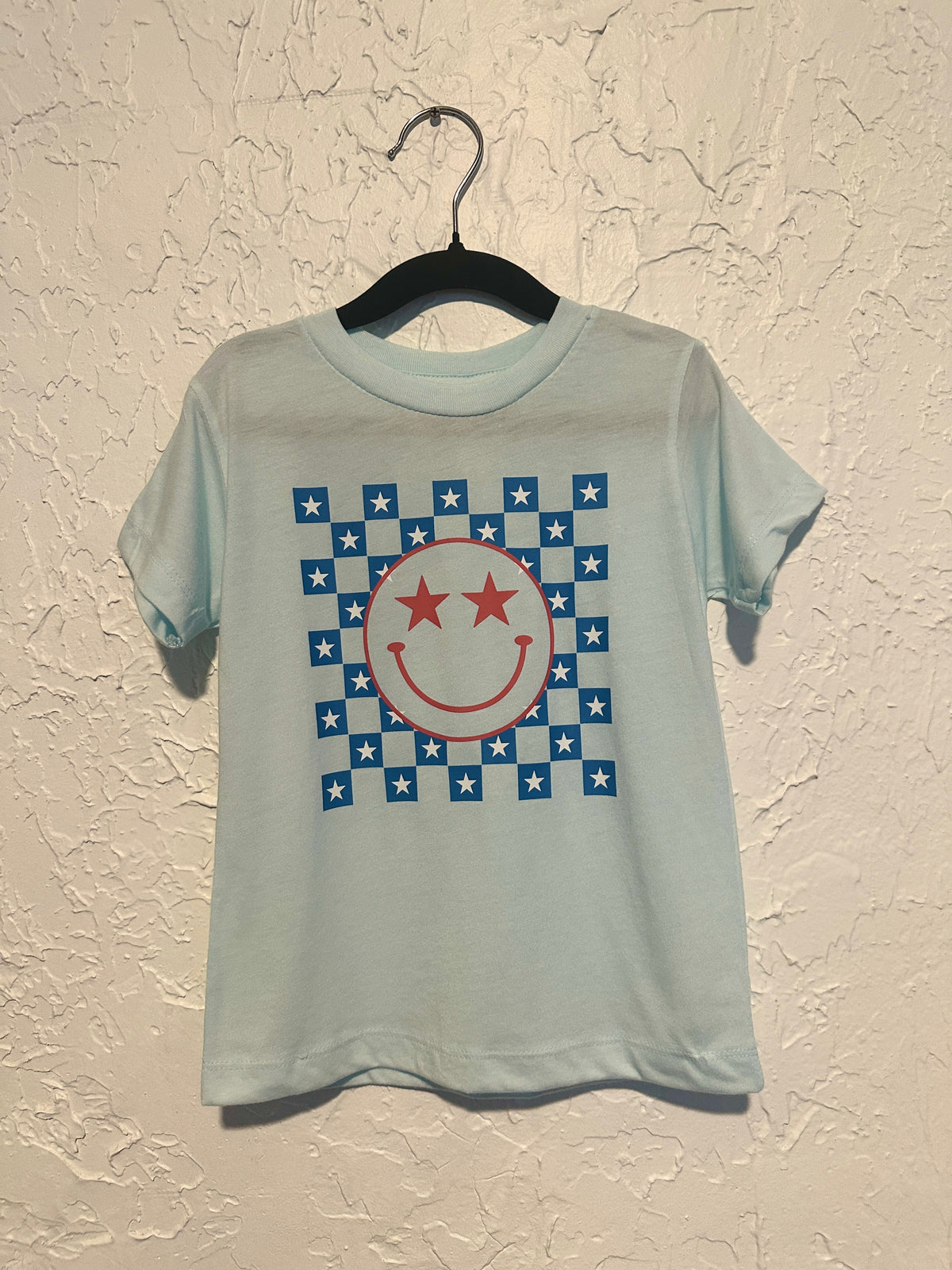 Checkered Smiley Tee
