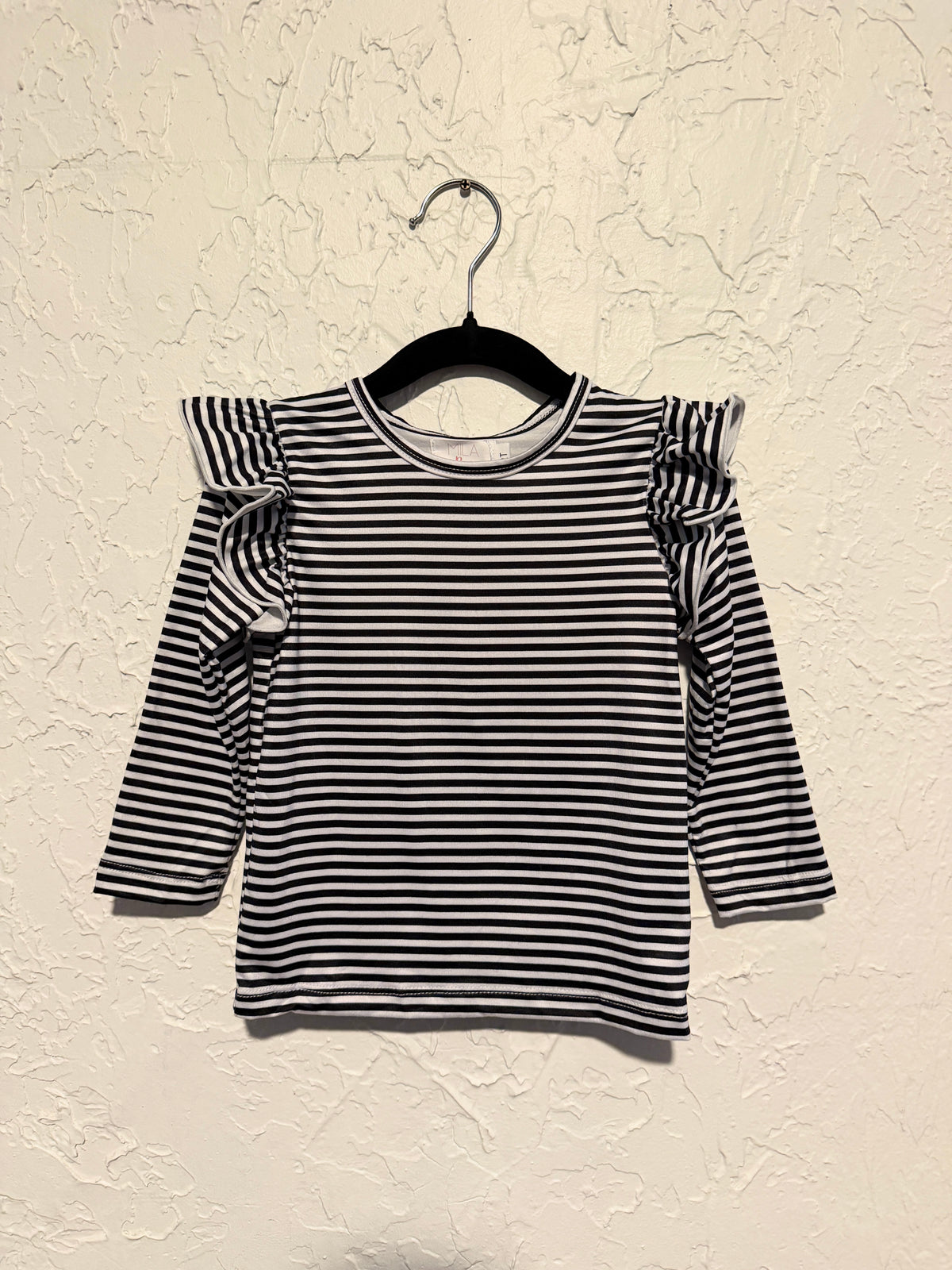 Striped Ruffle Top