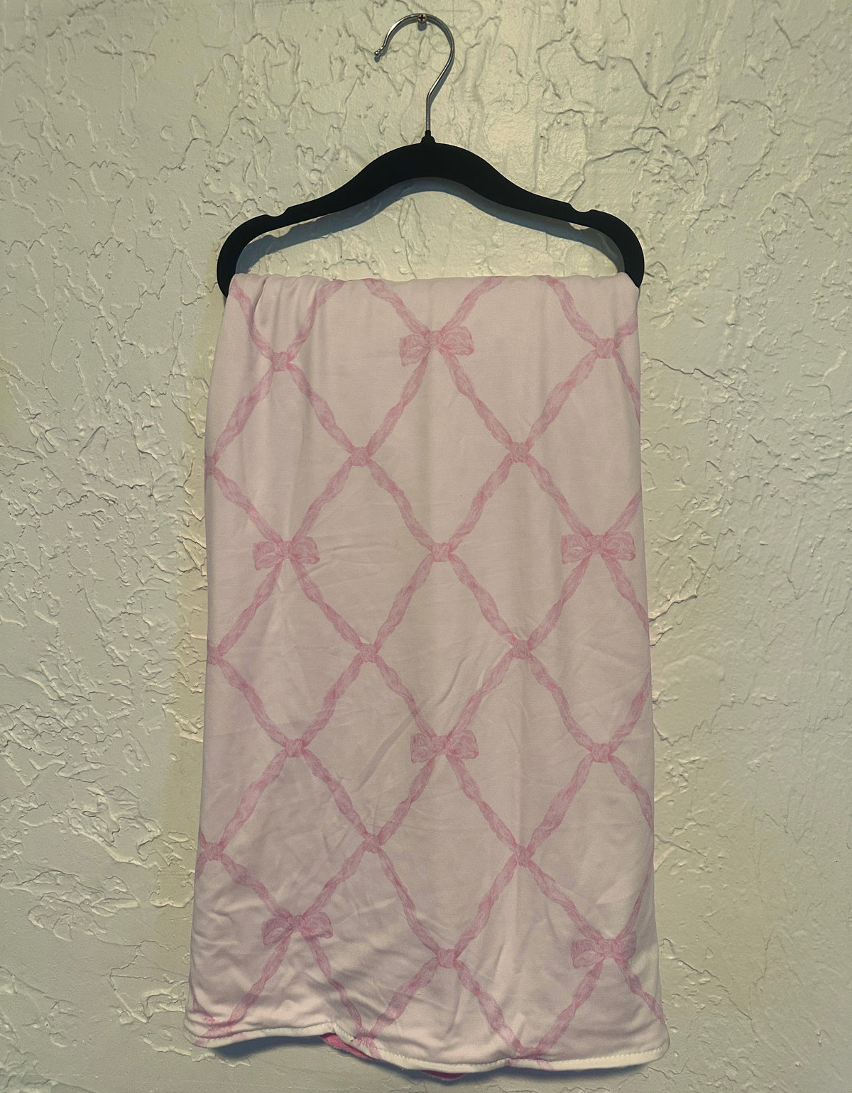 Pink Bow Blanket