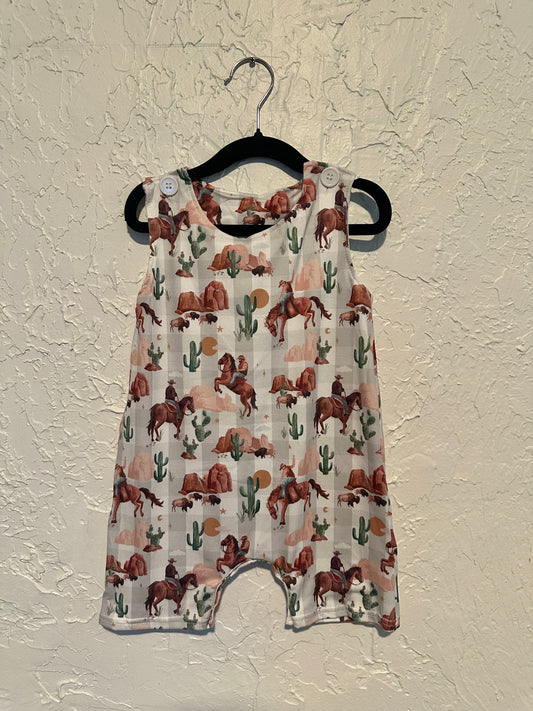 Baby Boy Western Romper