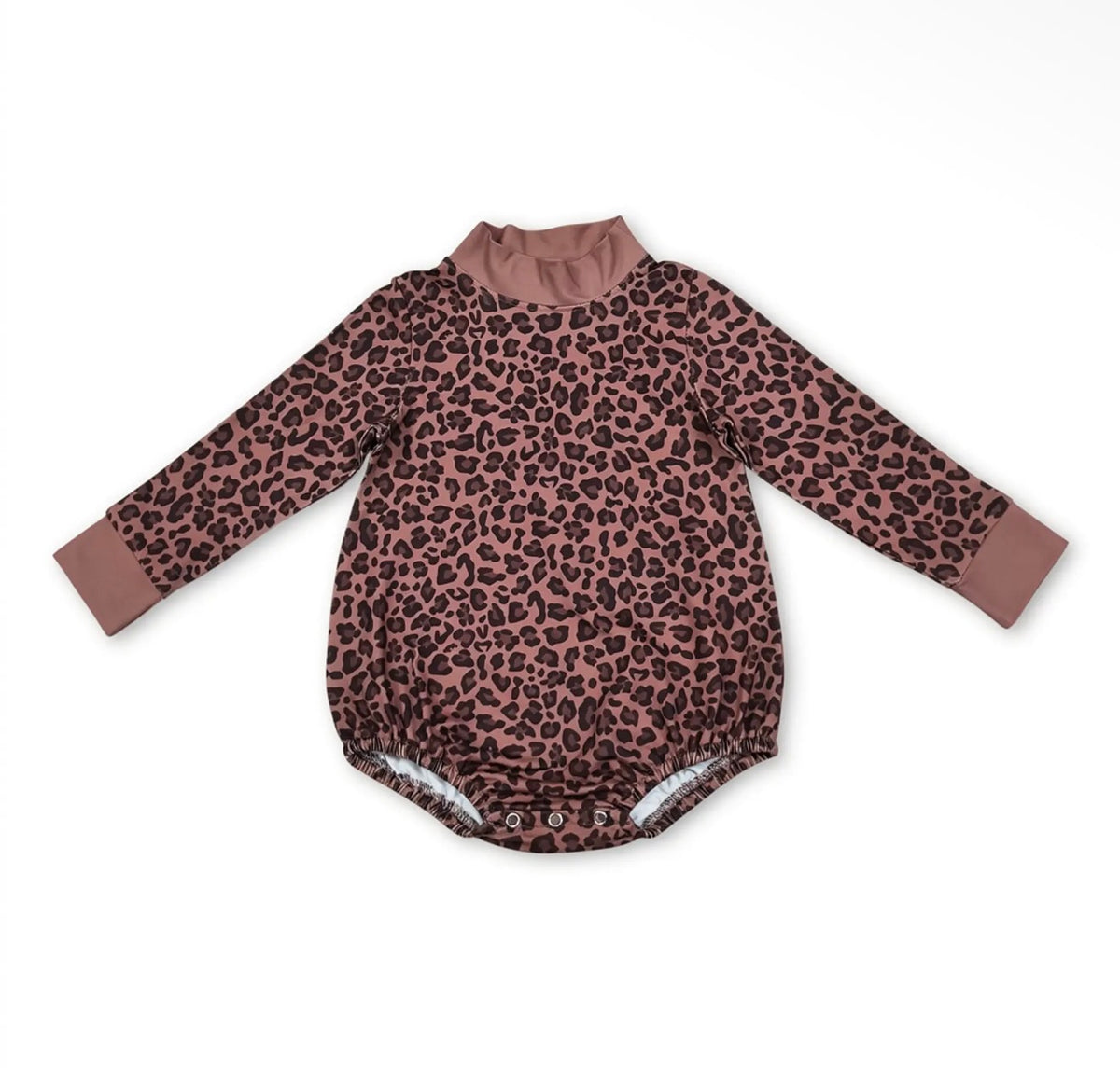 Mommy & Me Leopard Mock Neck