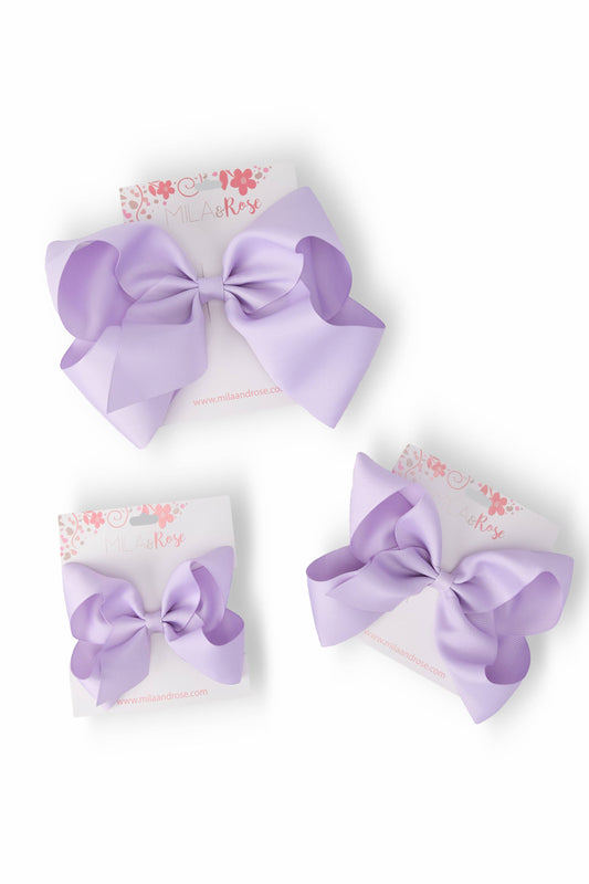 Lavender Hair Bow